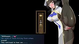 unfaithful priestess adventures with big cock in hentai anime