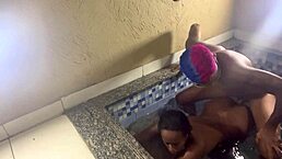 i fucked that skinny latina teen 18+ in the kitchen and left her ass gaping in the pool