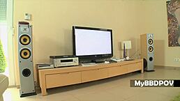 horny milf alysa's gap opened by monster cock in pov