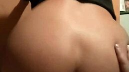 this real amateur is sitting on my husband braulio's pussy