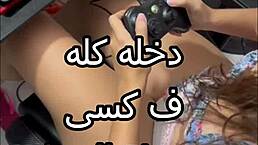 Husband's Friend Stands Up In Pussy After Watching Ass