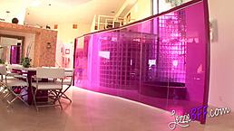 i watched tiny teen ashley lovebug and luna paradise in their first lesbian encounter