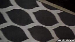 Feeling the thrill of sucking stepbro's banana in feet porn