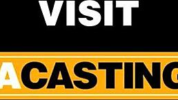 Hot brunette in miniskirt rides big dick agent during latina casting