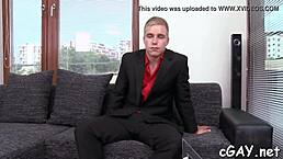 stud gets a glazy facial after intense sucking