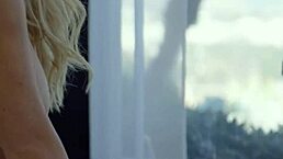 big ass blonde lesbian hotties with big round tits lick pussy on the massage table - kayley gunner savannah bond 😍