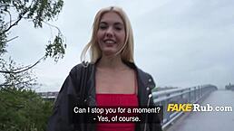 Belgian Student Bounces For Cash In Casting