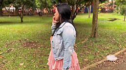 ever tried outdoor park sex with an old schoolmate like savannah watson?