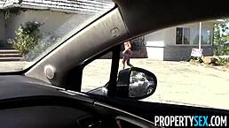 Horny Wife Tricks Strangers to Fuck Her