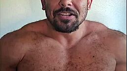 Bodybuilder measures cock to prove not all bodybuilders have small 18+ dicks