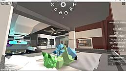 哇！Roblox兽人基佬狂野口交趴！