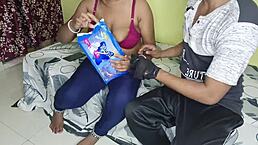 Boyfriend ravages girlfriend’s ass during her period