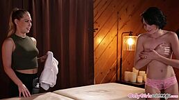 Lesbian Masseur Assists Tattooed Client
