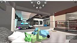 哇！Roblox兽人基佬狂野口交趴！