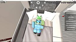 哇！Roblox兽人基佬狂野口交趴！