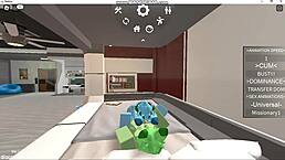 哇！Roblox兽人基佬狂野口交趴！