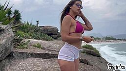 My frend calld me to see a beach in rj and i met his big coc in my mouth he took me home and fuckd me untill he came inside watch ful on sheer