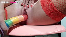 Athletic Girl Feels Wet Pleasure Fingering Big Clit In Pov Close-Up