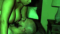 Huge titty lightskinned babe gets pounded