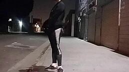 Gay Latino man offers services on the street