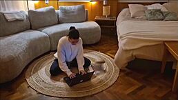 Pipe et sodo with brunette! Cum in mouth, swallow, pussy, blowjob and sex. 😏