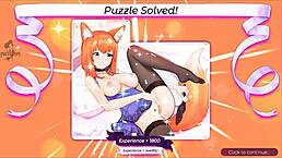 In Catgirl Waifu 2, the foxy girl explores her big tits and ass with toys
