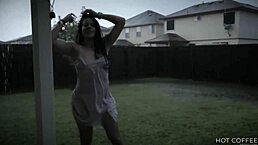 Romantic sex under a storm in Texas?