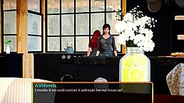 In my new family 445, adventures unfold with redhead and big tits.