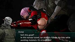 Hounds of the meteor part 4 in 3d hentai game