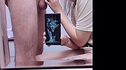 Stepsister Loves Cum On Face In Selfie Sex Video!