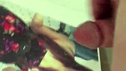 Detailed cum tribute masturbation session for Amberly II.