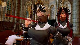 harem hotel episode 385 with game elements