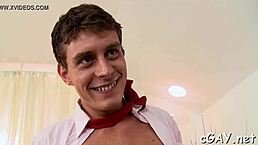 Intense Seduction in Gay Oral Contest with Bareback Passion