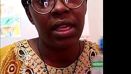 Ebony Milf Rates Her Pussy