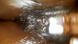 Ebony Wife Takes Monster Black Cock In Pussy And Blowjob