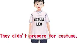 Leo Anime Girl Strips Naked in Emotional Gravure Scene