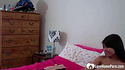 sexy solo girl, how does riding that sex machine feel so good?