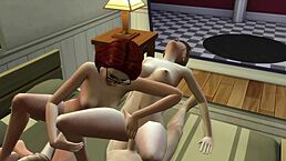 cheating leads to threesome with gf and friend