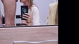 Stepsister Loves Cum On Face In Selfie Sex Video!