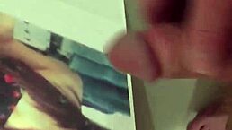 Detailed cum tribute masturbation session for Amberly II.