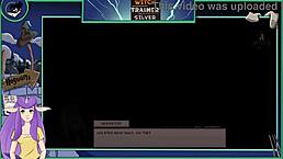 witch trainer silver part 10: blonde and brunette witches with big asses in sexy hentai game.