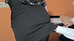 Boss in Stockings Craves Quick Hot Sex Now