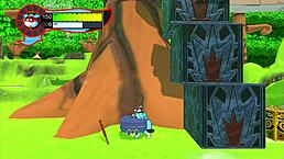 man, endless cumshot with our friend on the beach in oh so hero gay hentai game ep 8!