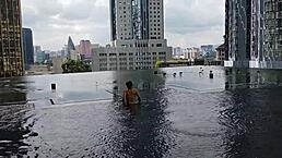 Stand Up Piss In Clubhouse Shower Hot Pee On My Legs