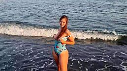 i'm horny on the beach with big ass