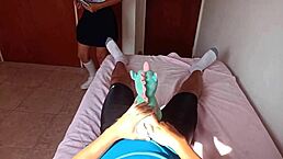 tired schoolgirl gets her tight pussy filled by perverted uncle?