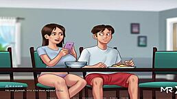 Uncut French teacher seduction in Summertime Saga