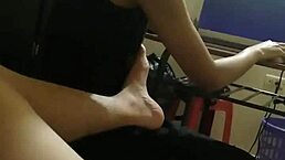 Having sex with my Latina wife at night, homemade interracial fun in the bedroom.