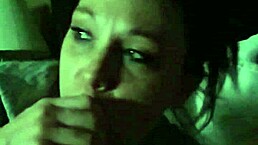 wife with big tits sucks cock slowly