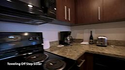 Oops, walked in on step sister Sophia Locke while she showered